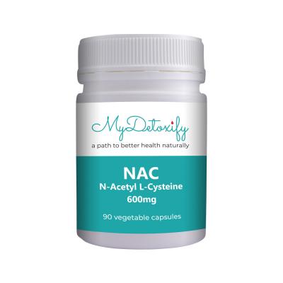 MyDetoxify NAC (N-Acetyl L-Cysteine) Capsules 90vc